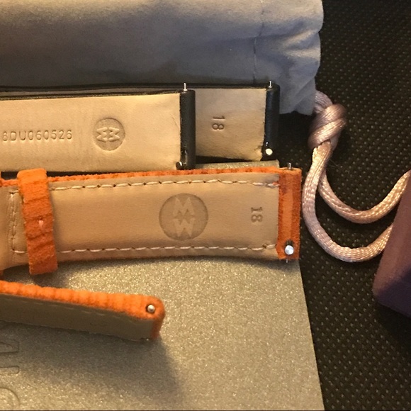 Michele Rockstud style black Watch Band or Rusty